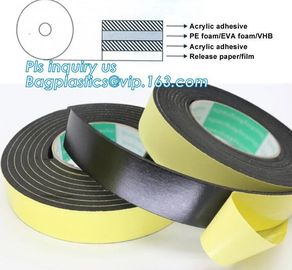 Waterproof Double Sided Adhesive Tape,Double sided acrylic foam tape,Heat resistant high adhesion waterproof double side