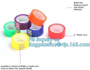 colored waterproof adhesive stationery tape,Colorful Gold Foil Stationery Self Adhesive Washi Masking Tape bagease pack