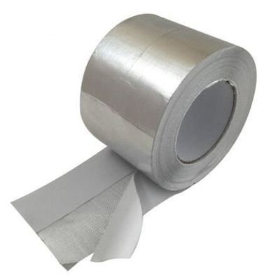 Temperature Resistant Flame Retardant Aluminum Foil Tape,silver acrylic adhesion paper aluminum foil tape with fireproof