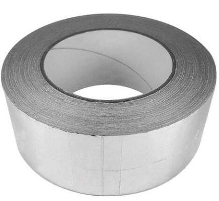 Temperature Resistant Flame Retardant Aluminum Foil Tape,silver acrylic adhesion paper aluminum foil tape with fireproof