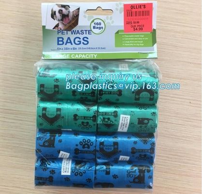 Poop Bags With Handles, scented bags with handles, Pick Pocket Pouch, Doggie Waste Bag Dispenser, compostable, epi, d2w