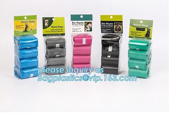 Poop Bags With Handles, scented bags with handles, Pick Pocket Pouch, Doggie Waste Bag Dispenser, compostable, epi, d2w