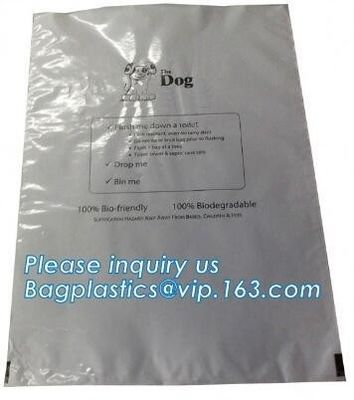 Compostable Logo Printed Colorful Pet Dog Waste Poop Plastic Garbage Bag 100% Biodegradable, bagplastics, bagease, pac