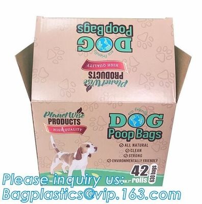 Durable pet waste bag dispenser, plastic bag scrap waste, yard waste bag, degradable pet waste poop bags dog cat clean u