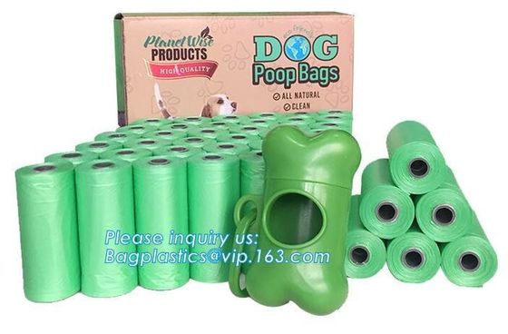 Branded dog poop bags / pet waste bag / bags on roll, dog waste bags and dispenser pet waste bag dog shit bag, bagease