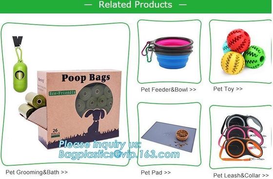 Smart pet dog shit picker outdoor poop waste bag, pet dog poop bag dog waste bag with dispenser gift packing set, bageas