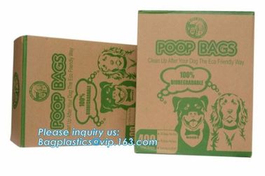 Compostable dog poop bag/ pet waste Bags, Degradable Pet Poop Bags Dog Cat Waste Pick Up Clean Bag Refill Bags Promotion