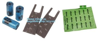 Garbage bag Dog poop bags T-shirt Plastic bag Laundry bags trash bag Nappy Sacks Produce bag die cut/loop handle bags Dr