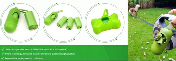 Nappy Baby Disposable Diaper Sacks, Degradable scented disposable baby diaper sack, green tie handle baby diaper sack