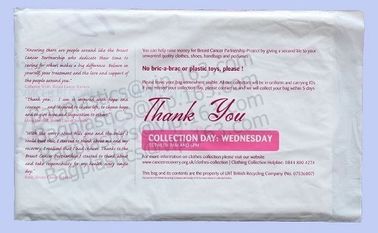 Compostable Charity Donation Collection bags, collection sacks, Donation sacks, Charity Fund bags, Donating Clothes, sho