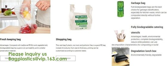 PBAT+PLA Compostable disposable plastic apron,100% Biodegradable &amp; Compostable disposable,Safe and Healthy, bagease, pac