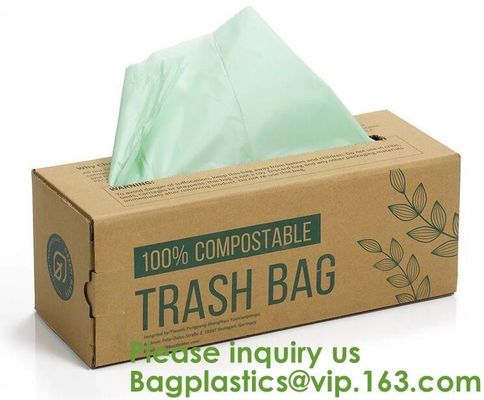 Home Compostable Eco Green Bioplastic Food Storage Resealable PLA Bags,Food, Gift, Household, Restaurant, Store, Grocery