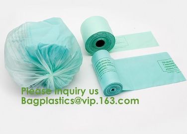 Biobased Compostable Vest T-shirt Handle Bags,Shopping, Shopper, Singlet, Vest Carrier, Tie handle, Top tie, NIce Day