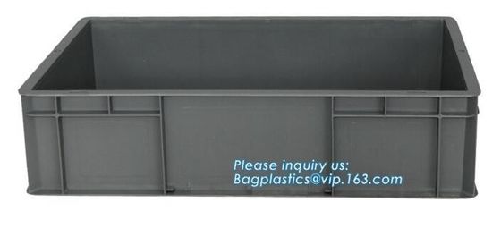 Multi-purpose Euro logistics plastic box ; Plastic turnover box, pp corrugated sheet Box plastic transport box turnover