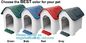 pet kennel factory direct cage outdoor plastic dog house manufacturer, Eco Friendly Outdoor Removable Rainproof Plastic