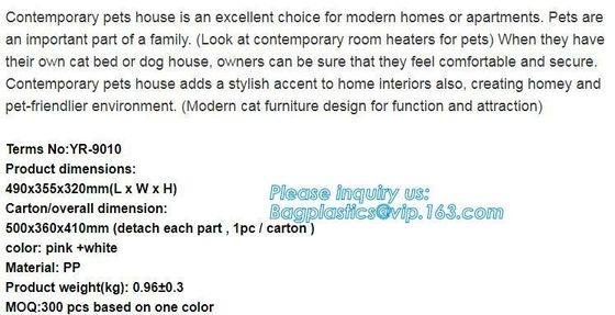 Outdoor Large Plastic Dog House For Large Breed Dog, Plastic Dog Transport House &amp; Box &amp; Cage, Fashion big dog apartment