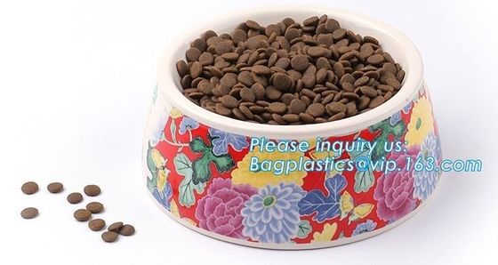 Lovely Personalized portable pet dog food water bowl ceramic plastic, Plastic pet bowl /PP pet dish for dog /food pail f