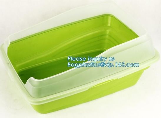 Luxury Cat Toilet Box Cat Litter Portable Freestyle Cat Toilet, Travel scoop free automatic plastic cat litter box toile