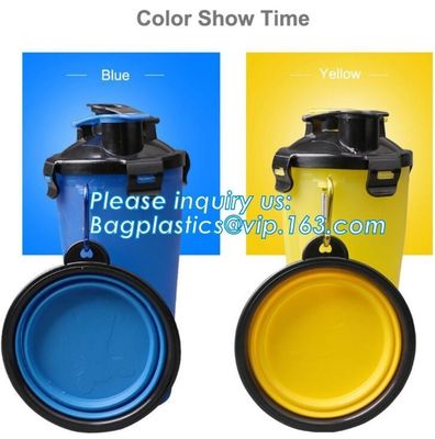 Best Selling Products Collapsible Silicone Dog Bowl Dog for Dog Water Bottle, Foldable Portable 500Ml Pet Drinker Water