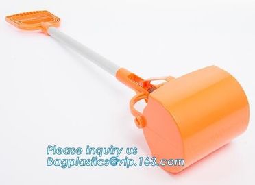 Jumbo pooper scooper, Indoor/Outdoor Long Handle Pet Dog Poop Scoop With Pickup Waste Bag, Custom Foldable New Dog Scoop