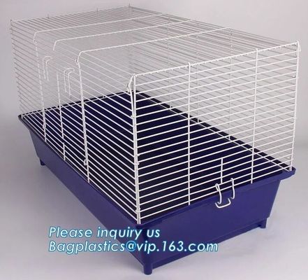 Manufacturer wholesale stainless steel metal large small foldable carriers cheap pet dog cage, Large Steel Dog Cage For