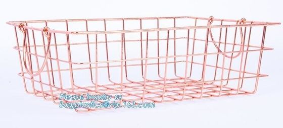 Metal Wire storage basket, Metal wire Under Shelf Storage Basket Space Saving Easy Cabinet Shelf Caddy Basket, kitchen b