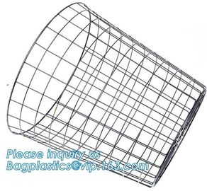 Wholesale china trade decorative laundry metal wire material storage basket, Storage Metal Wire Fruit Basket hanging wir