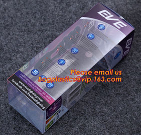 packaging transparent Soft Crease PVC Clear Plastic Box, small plastic box,clear plastic gift box