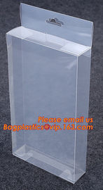 Oem Clear Plastic Soft Crease Folding box for brush packaging, plastic boxes PVC plastic rectangle fold box packaging PV