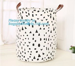 Large Foldable Waterproof Canvas Toy Storage Basket,manufacturer 100%cotton canvas eco-friendly fabric washable bread ba