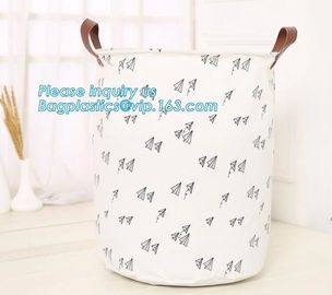 Large Foldable Waterproof Canvas Toy Storage Basket,manufacturer 100%cotton canvas eco-friendly fabric washable bread ba