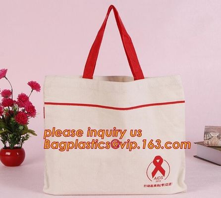 Promotional wholesale custom natural handled organic plain cotton tote bag, cotton shopping bag, cotton bags bagplastics