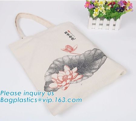 Promotional eco friendly natural handled organic cotton bag,cotton shopping bag,cotton tote bag,Printed Handled Style Co