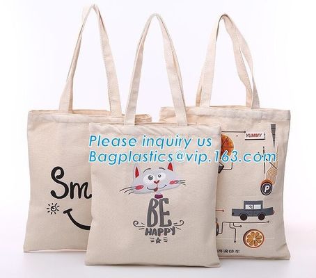 Promotional eco friendly natural handled organic cotton bag,cotton shopping bag,cotton tote bag,Printed Handled Style Co