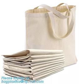 Promotional Logo Printed Custom Handle Shopping Canvas Cotton Tote Bag,Promotional Long handle silk printing logo soft c