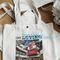 Handed long handle heavy duty cotton canvas tote bag,eco-friendly fashion custom logo market duffle white organic cotton