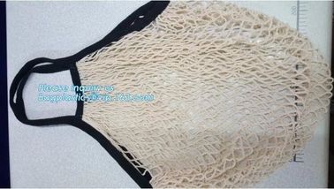 high quality reusable Cotton Mesh Net bag Shopping Tote Bag for foods and vegetable,Extra lightweight cotton net mesh ba