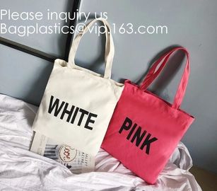 Canvas Cotton Pouch Tote Bag With Custom Printed Logo,Shoulder Zipper Messenger Organic Canvas Tote Bag, bagease, pack