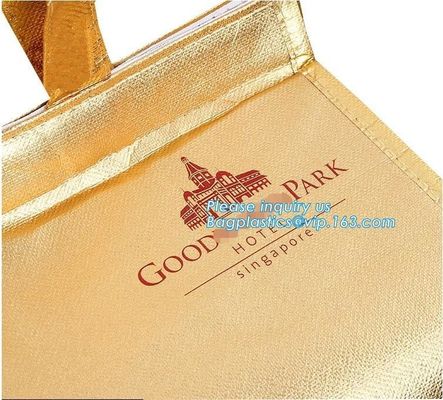 Newest promotional pp laminated non woven thermal lunch bags, Cheap Price Tote Shopping Non Woven Bag, bagease, package