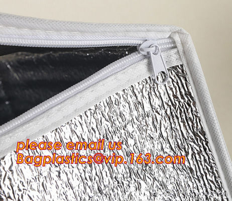 thermal insulation 600D polyester cooler tote bag,Aluminum foil cold thermal insulation shoulder cooler bag bagease pac