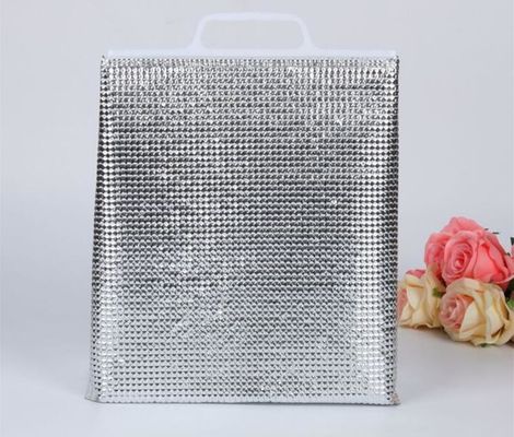 handle carrier,Thermal Insulation Food aluminum foil lunch bag for Japanese market,lunch thermal cooler insulation bag f