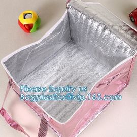 Reusable aluminium Portable Oxford Cloth Insulation lunch bag Quality Thermal cooler Disposable Office Lunch Bag PACK