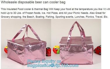 Reusable aluminium Portable Oxford Cloth Insulation lunch bag Quality Thermal cooler Disposable Office Lunch Bag PACK