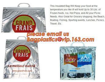 Quality insulated food delivery bag aluminum foil thermal bag,Aluminium foil insulated thermal lunch cooler bag bagease