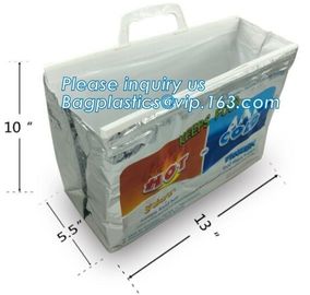 Laminated kids Tote Wine Bottle Ice Thermal Lunch box Insulated Non Woven Cooler Bag for promotion,Promotional Aluminium