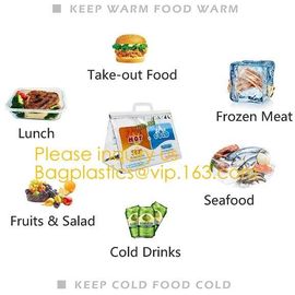 thermal large ice cooler bag/insulated aluminium foil 600D polyester lunch picnic cooler bags,picnic lunch aluminum insu