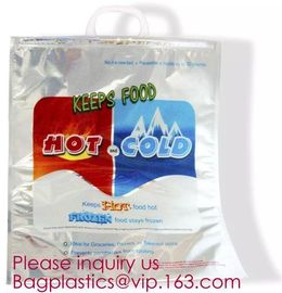 Reusable Grocery Shopping Box Zipper Top Nonwoven Aluminum Cooler Bag Thermal Bag Cool Insulated Bag bagease bagplastics