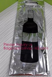 Wine pack, Wine carrier, Wine carrPromotional Insulated Large Capacity Black Aluminum Foil Tote Lunch Picnic Cooler Bags