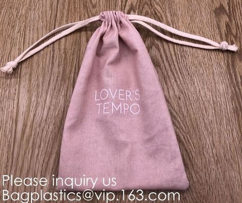 Reusable ECO Friendly 100% Cotton Double Drawstring Muslin Bags,Linen Gift Sachets Favors Pouches Party Wedding Jewelry