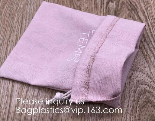 Reusable ECO Friendly 100% Cotton Double Drawstring Muslin Bags,Linen Gift Sachets Favors Pouches Party Wedding Jewelry